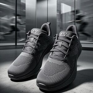 Athletic Works Black Athletic Shoes